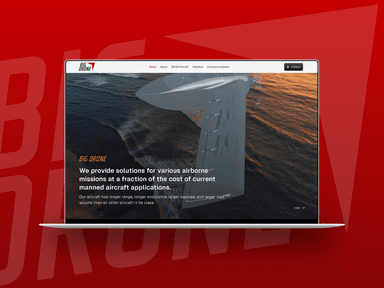 Big Drone — web design and build